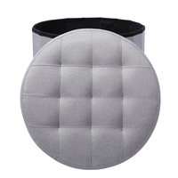 Pouf de rangement rond pliant pour enfants pouf Maroc tabouret pliable pour chambre ou hôtel
