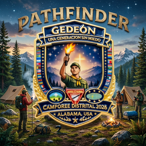 Nouvelle Arrivée 2026 – Épinglette personnalisée Pathfinder GEDEON Camporee – Badge en métal émaillé rigide avec impression UV pour souvenir - Product Image 1