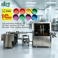 Machine de marquage laser UV pour bouchons de bouteilles avec conformité ASL BELGISI GS1, un article un code, pour ligne de production de remplissage de bouteilles d'eau