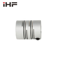 Accouplement flexible standard en acier inoxydable à double étage en alliage d'aluminium pour plaque mince, en gros et en stock