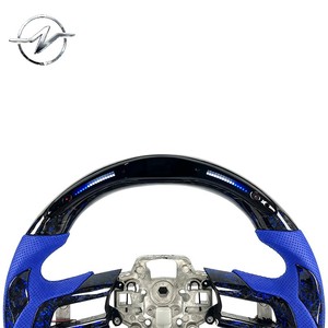 Volante Deportivo de 3 Radios de Fibra de Carbono Ligero y Antideslizante Personalizado para <span class=keywords><strong>Mustang</strong></span> 2015-2021 - Product Image 5