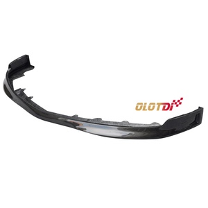 S Style Carbon Fiber Front Spoiler Lip Bumper <b>Splitters</b> for Mitsubishi Evolution EVO 9 Lancer 2006-2009 - Product Image 4