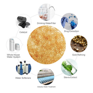 NSF Food Grade menghilangkan kalsium Magnesium Ion dari air Gel asam kuat <span class=keywords><strong>C100E</strong></span> 001*7 <span class=keywords><strong>Resin</strong></span> pertukaran Ion - Product Image 5