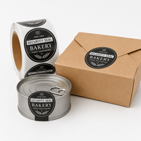 Étiquette autocollante personnalisée pour boîte de caviar, impression logo, rouleau, étanche, doré, effet 3D, UV spot, gaufré, pour boîte de caviar congelé