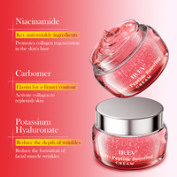 Crème boostante aux peptides IREV NAD+ favorisant la régénération du collagène, peau repulpée, lissage des ridules, hydratation, crème visage respirante