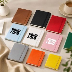 Promoción al por Mayor: Libreta de Negocios A6/A5 con Tapa Dura de PU, Cuaderno de Cuero con Logotipo Personalizado, Portaplumas, Libreta Portátil A5 con Logotipo Personalizado - Product Image 1
