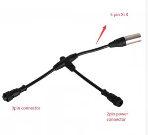 Connecteur de câble <span class=keywords><strong>T</strong></span> 2pin /4pin pour lampes à tube <span class=keywords><strong>DMX</strong></span> LED 3D pour <span class=keywords><strong>bar</strong></span> - Product Image 5