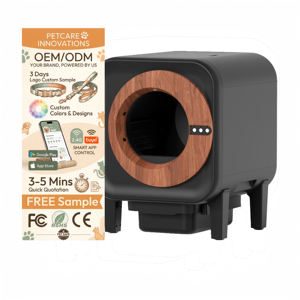 Arenero Inteligente para Gatos al por Mayor, Extra Grande, Totalmente Automático, Cuadrado, Fácil <span class=keywords><strong>de</strong></span> Limpiar, 70L, con Aire Fresco y Recogida <span class=keywords><strong>de</strong></span> Excrementos - Product Image 1