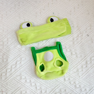 Mignonne robe <span class=keywords><strong>tenue</strong></span> vêtements seulement 20cm petit castor rubis poupée bébé morveux cochon chapeau amour pull ensemble - Product Image 6