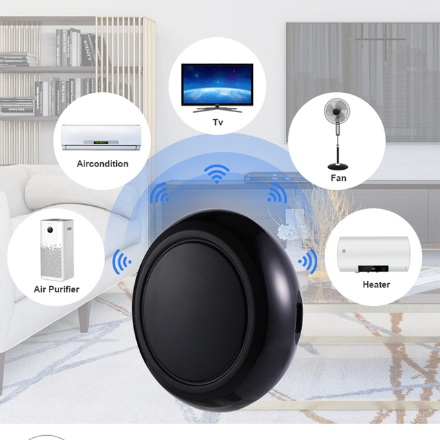 Tuya Smart Home Universal Remote Control PC Relay WiFi IR RF Tuya/Smartlife Compatible Wireless App Control Temperature Humidity