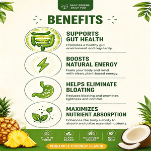 Suplemento de Vegetales en Polvo de Marca Privada, Probióticos y Cafeína Natural, Energía, Alto Contenido de Fibra, Salud Intestinal - Product Image 2