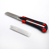 Couteau à papier de sécurité de 18 mm de largeur, couteau utilitaire miniature portable robuste, outils à main, couteau utilitaire à verrouillage automatique