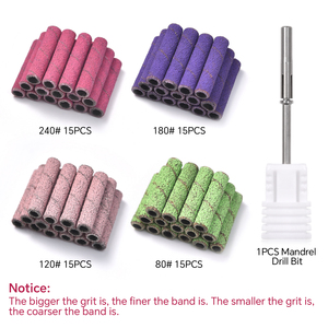 KADS Small <b>Mini</b> Nail Drill Sanding Bands Engraving <b>Grinding</b> Remover Gel Polish Dead Skin <b>Grinding</b> Head Manicure Accessories Tool - Product Image 5
