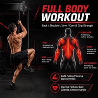 Entrenador de Suspensión con Cuerda Infinita para Ejercicio de Cuerpo Completo - Sistema de Cuerda Infinita con Resistencia Ajustable para Gimnasio en Casa