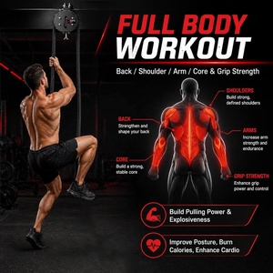 Sistema di Allenamento a Corda Continua per Tutto il Corpo - Impianto a Corda Infinita con Resistenza Regolabile per <span class=keywords><strong>Palestra</strong></span> Domestica - Product Image 4