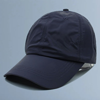 Gorra de béisbol de color sólido, transpirable, con protección solar, para deportes al aire libre, personalizada OEM/ODM, para hombres y mujeres