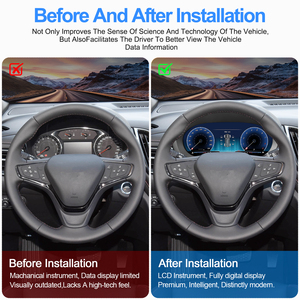 Navihua Nuevo para Chevrolet Equinox 17-23, Actualización de Panel de Instrumentos LCD con Sistema Linux, Carplay, Velocímetro Digital - Product Image 3