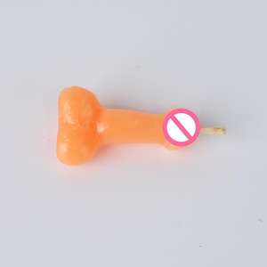 AliExpress grensoverschrijdende seksspeeltjeskaars JJ <span class=keywords><strong>Bird</strong></span> penisvormige vrijgezellenfeest <span class=keywords><strong>Willy</strong></span> kaarsen grappige kaars - Product Image 4