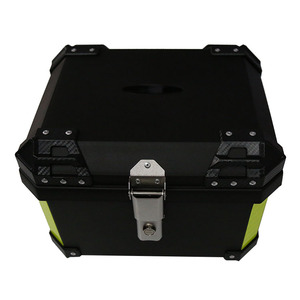 Caja superior de plástico PP para motocicleta, caja trasera modificada para motocicleta, se puede personalizar con patrones, 45 litros, negro, <span class=keywords><strong>Jiangsu</strong></span> - Product Image 2