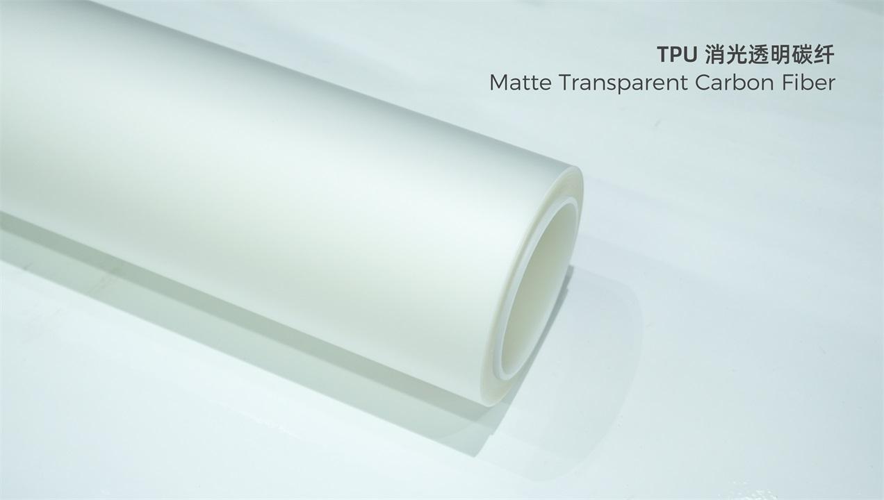 Polished transparent carbon fiber