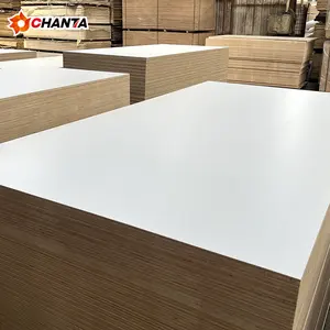 12mm 16mm 18mm White Melamine Faced MDF Board/plywood For Furniture