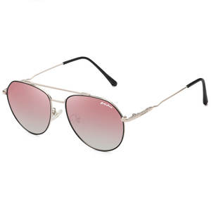 Gafas de Sol de Piloto Grises para Mujer, Lentes Polarizadas TAC UV400 Antideslumbrantes, Montura Metálica 2321 - Product Image 5