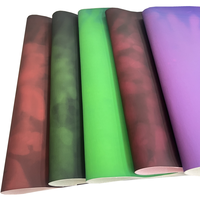 Tissu en cuir PU thermochromique avec changement de couleur de la température thermique pour chaussures, accessoires artisanaux