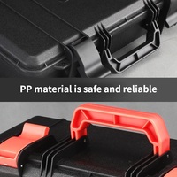 Boîtier de protection en plastique ABS personnalisé en usine boîte étanche IP67 noire, outil d'équipement de stockage OEM