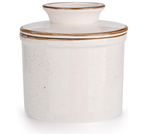 Mantequilla de cerámica Crock Butter Container Mantequilla francesa en relieve para mostrador con línea de <span class=keywords><strong>agua</strong></span> - Product Image 1