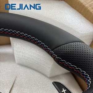 Volante in Pelle Serie M <span class=keywords><strong>BMW</strong></span> per Modelli F01 F10 F11 F15 <span class=keywords><strong>F20</strong></span> F22 F30 F32 F33 F34 F31 F36 F80 F82 F90 E70 E80 E91 E71 - Product Image 5