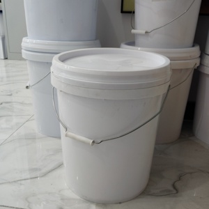 10L12L15L18L20L25L30L Cubo de embalaje de grado alimenticio Cubo de plástico con tapa y Asa - Product Image 1