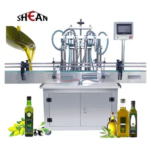 Sıcak satış otomatik zeytinyağı dolum makinesi pişirme yenilebilir yağ plastik cam şişe dolum kapaklama ve etiketleme makinesi