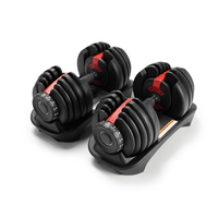 Équipement d'Entraînement de Fitness Portable Unisexe 24KG 40KG, Set d'Haltères Réglables pour la Maison