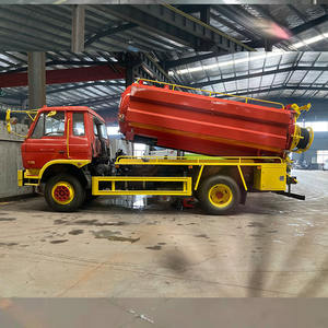 DONGFENG 4x2 4x4, conducción a la derecha, 10m3, camión de succión de aguas residuales de alta presión, dragado, alcantarillado, coche, sistema de alcantarillado, camión, ventosa para inodoro - Product Image 5