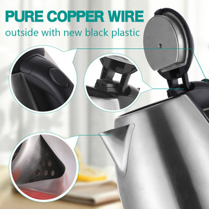 กาต้มน้ำไฟฟ้า Winning Star ขนาด 1.8 ลิตร สแตนเลส ปิดอัตโนมัติ สำหรับชงชา กาแฟ - Product Image 5