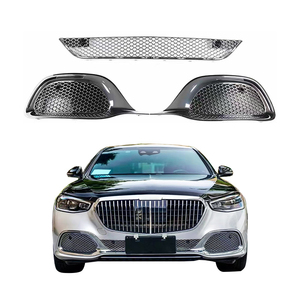 Kit de mise à niveau du pare-chocs avant PM avec découpes pour feux antibrouillard, installation par vis, garantie 1 an, ajustement universel, Mercedes Classe S - Product Image 1