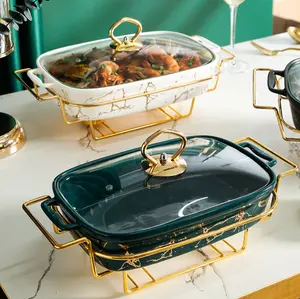 China Supplier catering supplies of elegant chafing dish food warmer with chafing dish food warmer