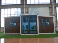 Maison Conteneur Pliable Structure en Acier Maisonnette Modulaire 20ft 30ft 40ft Villa de Luxe