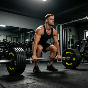 OKPRO Factory Commercial Gym Barbell <strong>Bumper</strong> <strong>Weight</strong> Plate - Product Image 5