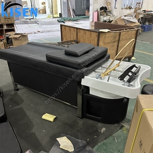 Kisen เก้าอี้สระผมสระผมชามแชมพูหน่วยล้างกลับวางลงร้านทำผมแชมพูสำหรับร้านเสริมสวยเฟอร์นิเจอร์ - Product Image 2