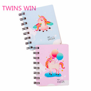 卸売個人防水漫画カラフル紙スパイラルノートカスタムロゴノートブック文房具用品学校用1926 - Product Image 5