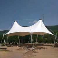 Toldo de PVDF Personalizado, Cubierta de Gran Escala para Paisajes, Parques, Lugares Turísticos, Garajes, Cobertizos, Escuelas, Estructura de Membrana Impermeable