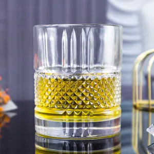 OEM Factory Stock Now Hot Selling Wholesale Custom Crystal Clear Old Fashion Whiskey Glass