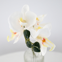 Plantes artificielles en pot d'orchidées papillon en gros, fleurs en soie réalistes multicolores pour la maison, les mariages et les bureaux