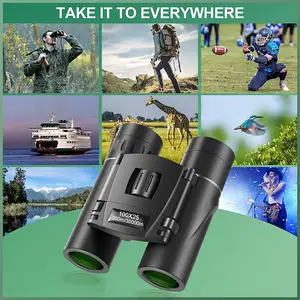 40x22 Mini télescope binoculaire HD Jumelles portables compactes puissantes de haute qualité pour la randonnée en plein air, le camping et l'observation des oiseaux