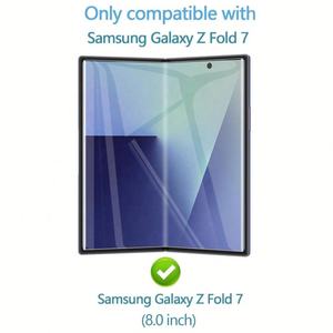 ฟิล์มกันรอยหน้าจอแบบเต็มจอสำหรับ Samsung Galaxy Z Fold 7  วัสดุ TPU นิ่ม ยืดหยุ่น ซ่อมแซมตัวเองได้ - Product Image 5