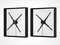 Ventilateur projecteur holographique 3D pleine taille 65 cm, lecteur multimédia compact à LED, appareil visuel pour la vente au détail