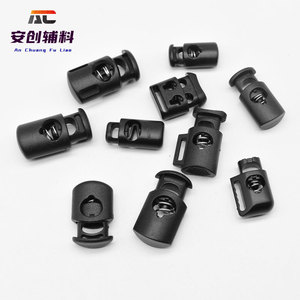 Strong factory ABS spring <b>buckle</b> plastic drawstring <b>buckle</b> pig nose <b>buckle</b> single hole double hole adjustable <b>buckle</b> for - Product Image 3