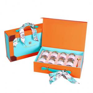 Nueva Caja de Embalaje Autoensamblable de Lujo con Diseño Creativo Pintado a Mano para Pañuelo de Seda Portátil de 75ml, con Diseño de Nido de Pájaro Instantáneo y Fresco - Product Image 1