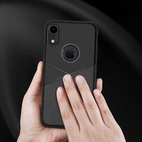 Top vente en cuir PU étui de téléphone portable pour iphone X XR XS MAX couverture arrière étui de protection